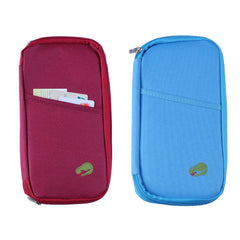 Travel Wallet & Passport Holder, Water-Resistant Organizer with 14 Compartments, 1 or 2 Pack