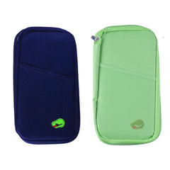 Travel Wallet & Passport Holder, Water-Resistant Organizer with 14 Compartments, 1 or 2 Pack