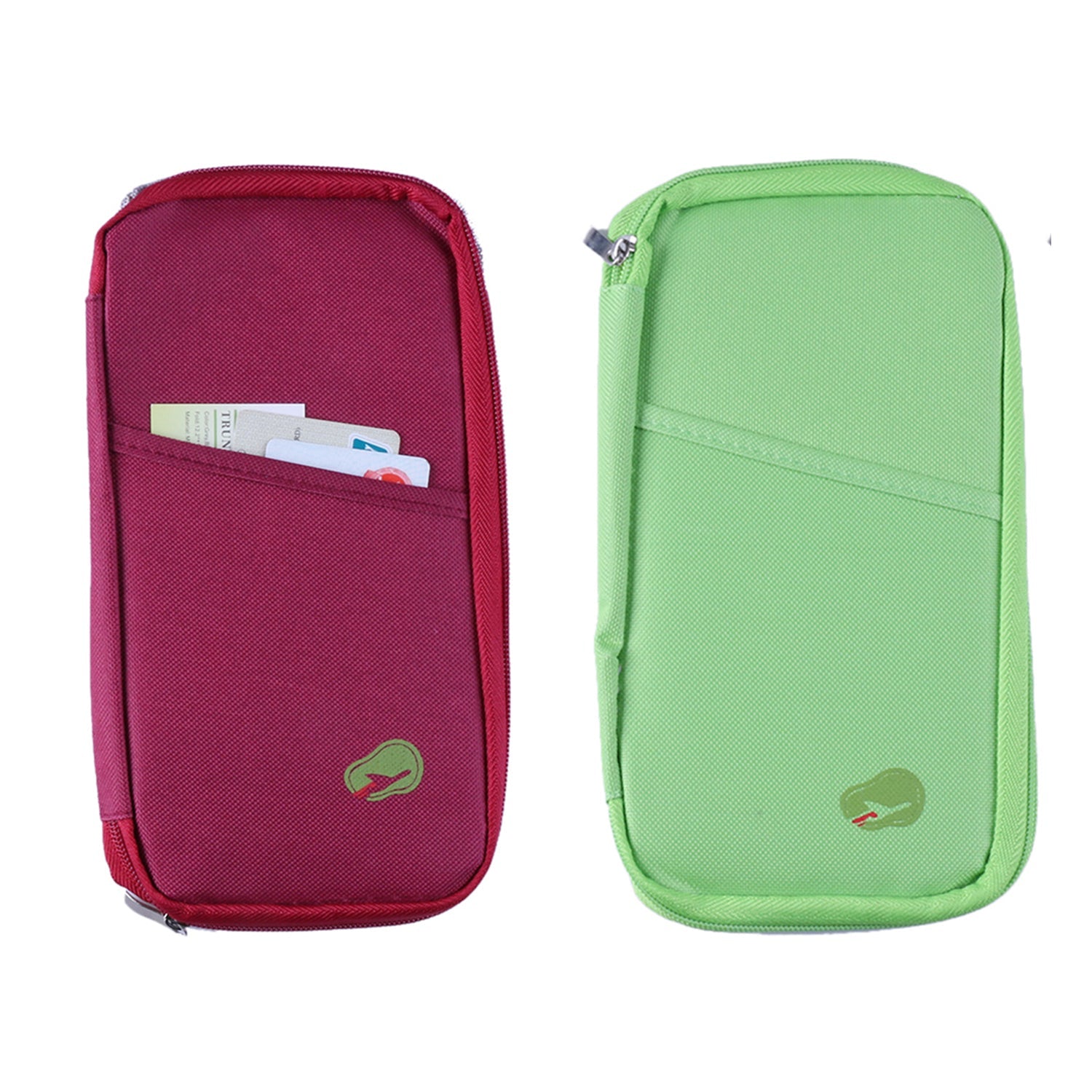 Travel Wallet & Passport Holder, Water-Resistant Organizer with 14 Compartments, 1 or 2 Pack