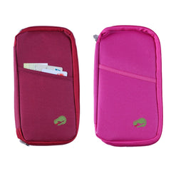 Travel Wallet & Passport Holder, Water-Resistant Organizer with 14 Compartments, 1 or 2 Pack