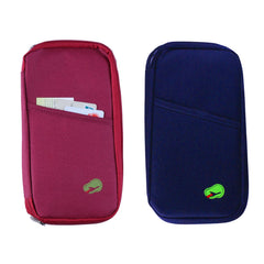 Travel Wallet & Passport Holder, Water-Resistant Organizer with 14 Compartments, 1 or 2 Pack