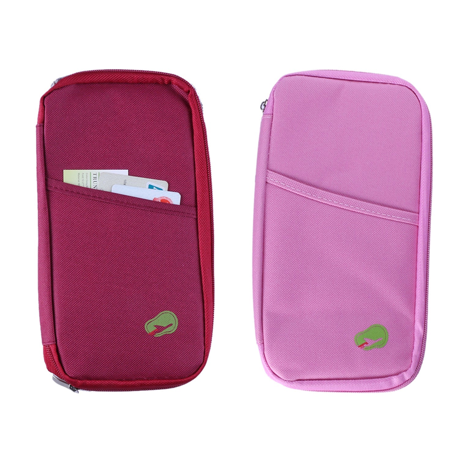 Travel Wallet & Passport Holder, Water-Resistant Organizer with 14 Compartments, 1 or 2 Pack