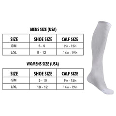 6-Pairs Women's Graduated Compression Trouser Socks – Anti-Fatigue Knee High Support Socks for Tired Legs, Travel, Work, Office, Standing & Sitting, Lightweight Business Casual Socks
