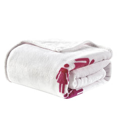 Ultra Soft Plush Throw Blanket 50" x 70" – Cozy, Lightweight All-Season Blanket – Cancer Awareness Inspired Design, Machine Washable, Perfect Gift of Comfort