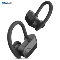 True Wireless Earbuds – Bluetooth 5.0 Sports Earbuds with Secure Ear Hooks, HD Stereo Sound, Noise Cancelling Mic, Touch Controls & Charging Case for Running, Gym & Workouts