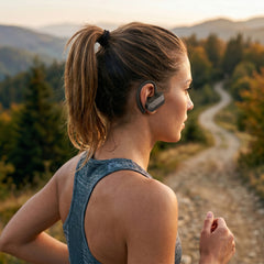 True Wireless Earbuds – Bluetooth 5.0 Sports Earbuds with Secure Ear Hooks, HD Stereo Sound, Noise Cancelling Mic, Touch Controls & Charging Case for Running, Gym & Workouts