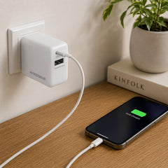 20W USB-C Power Delivery Charger Bundle – Fast Wall Charger & Fast Car Charger Set with USB-C PD and USB-A Ports for iPhone, Samsung, iPad & Android Devices