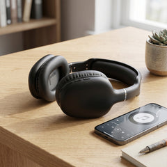 Wireless Bluetooth Over-Ear Headphones – HD Stereo Sound, Deep Bass, Built-In Microphone, Memory Foam Ear Cushions, AUX Compatible & 10-Hour Battery Life for Music, Calls, Travel & Gaming