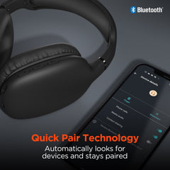 Wireless Bluetooth Over-Ear Headphones – HD Stereo Sound, Deep Bass, Built-In Microphone, Memory Foam Ear Cushions, AUX Compatible & 10-Hour Battery Life for Music, Calls, Travel & Gaming