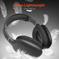 Wireless Bluetooth Over-Ear Headphones – HD Stereo Sound, Deep Bass, Built-In Microphone, Memory Foam Ear Cushions, AUX Compatible & 10-Hour Battery Life for Music, Calls, Travel & Gaming