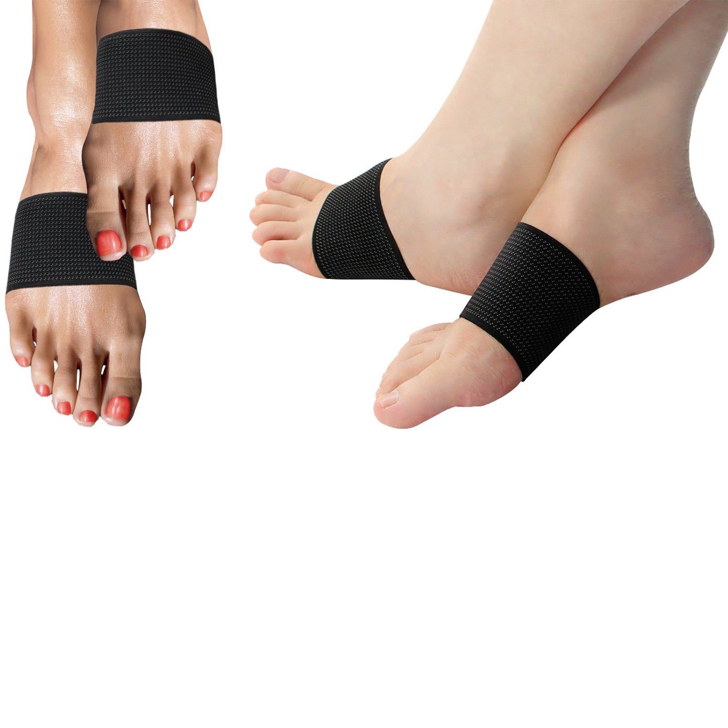 Plantar Raps Arch Support Plantar Fasciitis Foot Care Compression Wraps (1-Pair ...