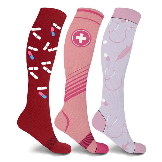 Energizing Socks for Medical Professionals (3-Pairs)