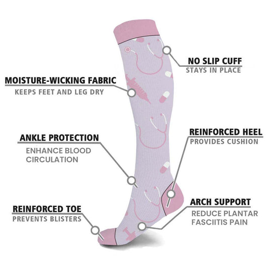 Energizing Socks for Medical Professionals (3-Pairs)