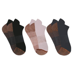 3-Pairs: Copper-Infused Compression Ankle Socks – High Performance, Odor Control & Swelling Relief | Workout, Travel, Work, Everyday Fit