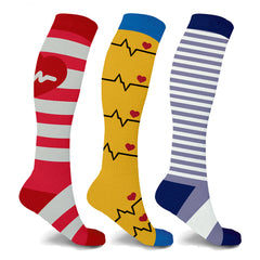 Nurses Compression Socks (3-Pairs)