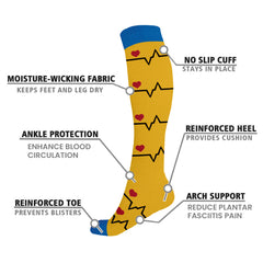 Nurses Compression Socks (3-Pairs)