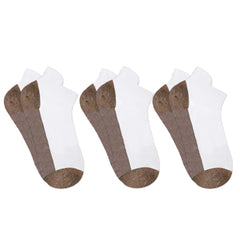 3-Pairs: Copper-Infused Compression Ankle Socks – High Performance, Odor Control & Swelling Relief | Workout, Travel, Work, Everyday Fit