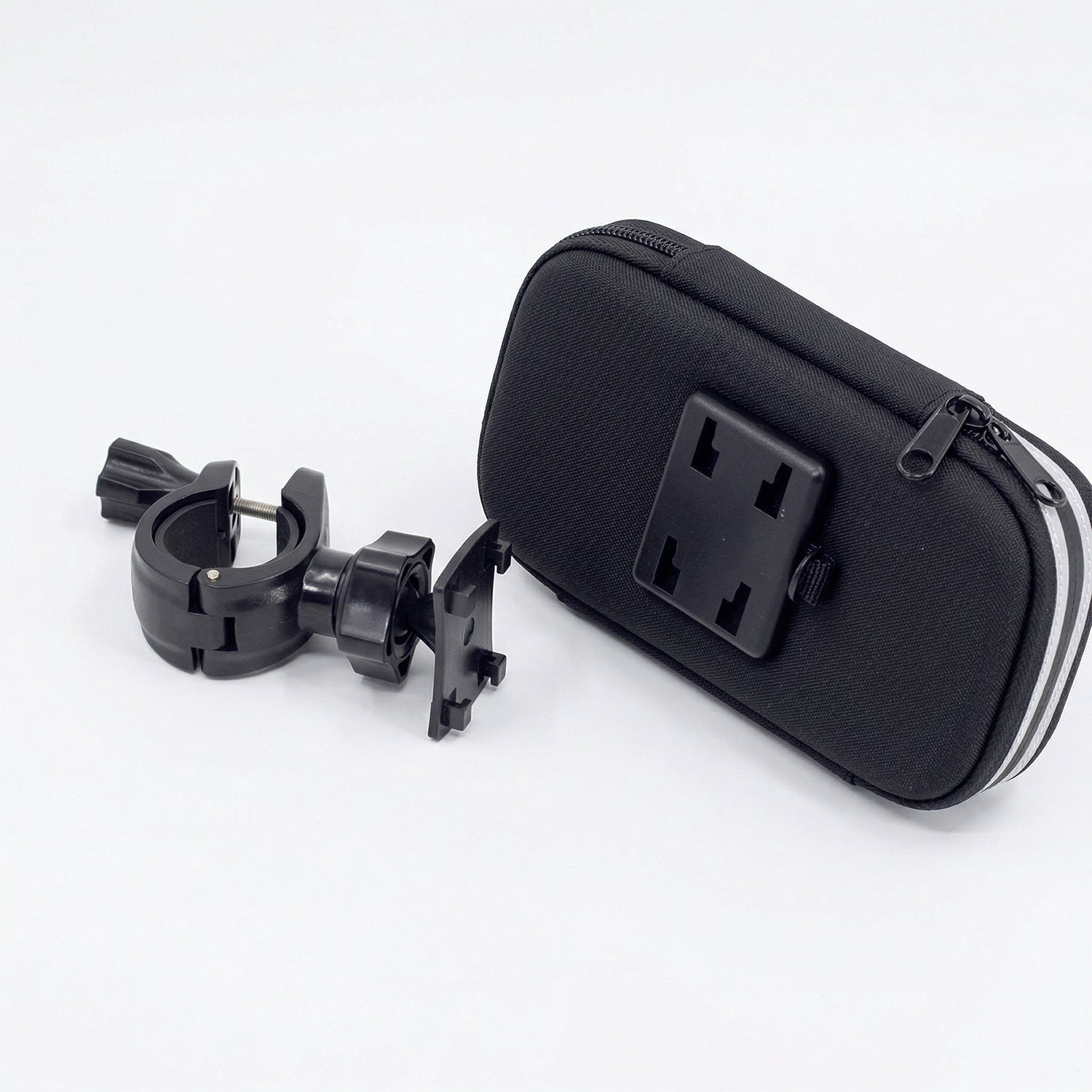Bike Phone Mount with Weather-Resistant Case, 360-Degree Handlebar Holder