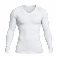 Men's Long-Sleeve Compression Shirt, Stretch Thermal Workout Base Layer