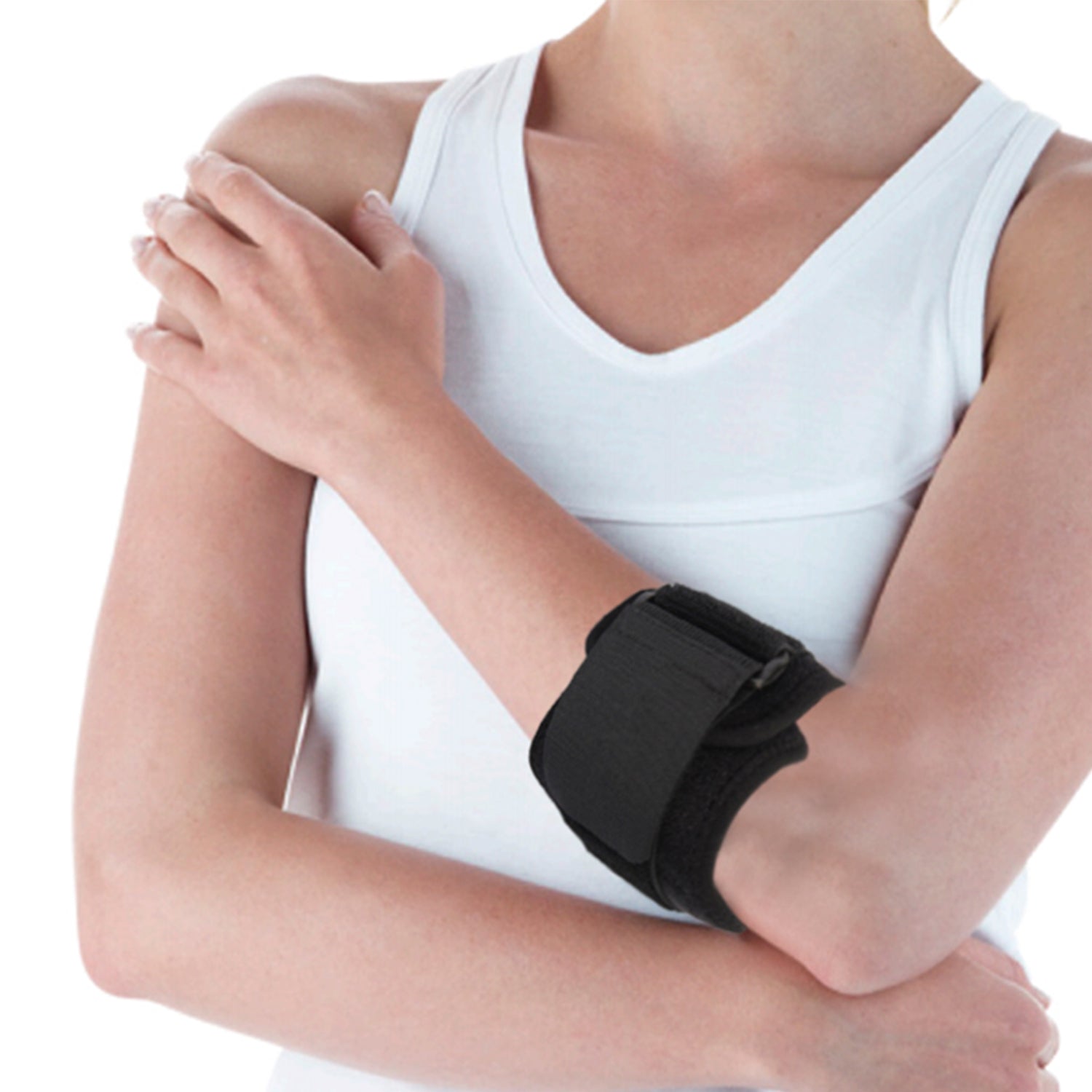 Adjustable Tennis Elbow Strap, Latex-Free Forearm Support for Men & Women, 1 or 2 Pack