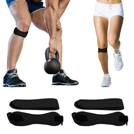 1-Pair: Unisex Compression Pain Relief And Recovery Patella Knee Strap