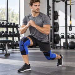 2-Pack Compression Knee Pads for Men & Women, Flexible Sports & Exercise Support