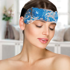 2-Pack Hot & Cold Migraine Relief Headband Wrap – Gel Bead Therapy Head Wrap for Headache, Sinus Pressure & Tension Relief – Adjustable Reusable Cooling & Heating Wrap