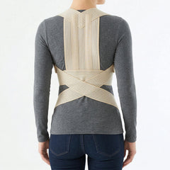 4-in-1 Adjustable Posture Corrector, Breathable Back & Shoulder Brace, Medium or Large
