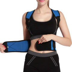 Adjustable Lower Back Support Brace, Double-Pull Compression Waist Belt