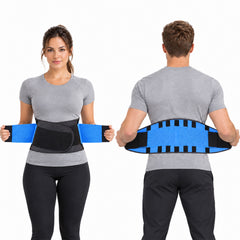 Double Compression Waist & Back Support Belt – Adjustable Neoprene Waist Trainer with Abdominal Compression, Lumbar Support & Velcro Closure for Workouts, Weightlifting & Everyday Wear