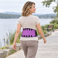 Double Compression Waist & Back Support Belt – Adjustable Neoprene Waist Trainer with Abdominal Compression, Lumbar Support & Velcro Closure for Workouts, Weightlifting & Everyday Wear