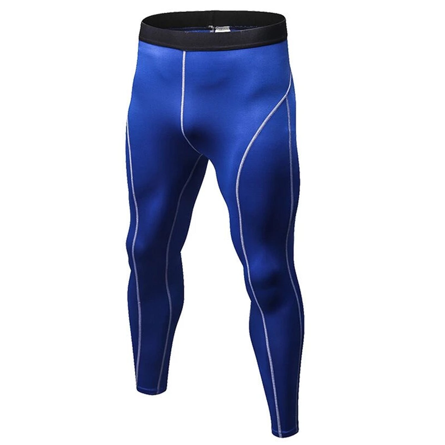 Men's Quick-Dry Compression Pants, Stretch Workout Leggings, One Size