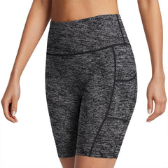 Women’s High Waisted Workout Shorts with Pockets – Quick Dry, Sweat-Wicking, 4-Way Stretch for Running, Yoga, Lifting, Chill Days & Athleisure Fits