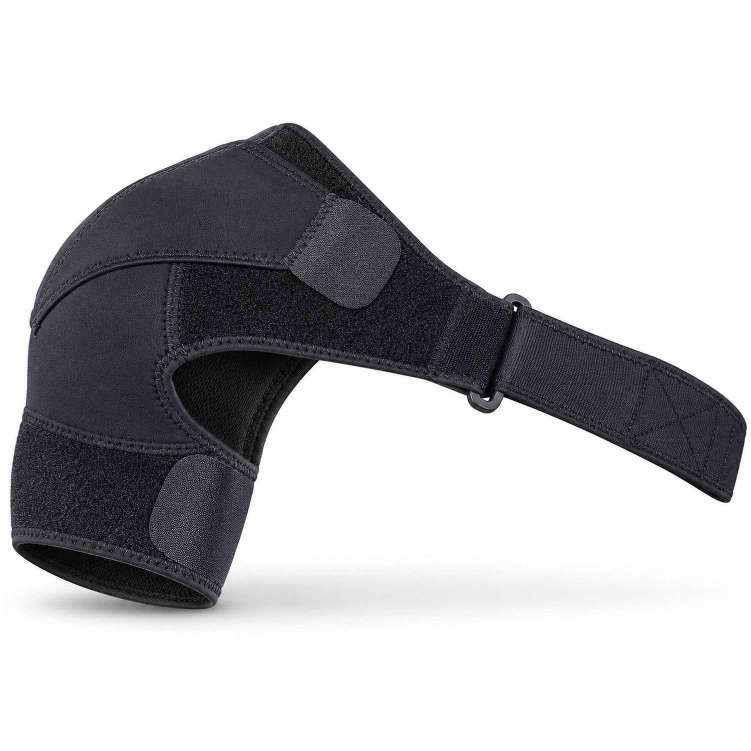 Adjustable Shoulder Support Brace, Left or Right Shoulder Wrap, 1 or 2 Pack