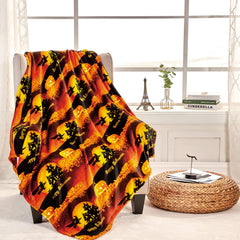 Ultra Soft Halloween Throw Blanket – 50" x 60" Cozy Micro Plush Blanket for Bed, Couch & Dorm – Lightweight, All-Season Comfort, Machine Washable