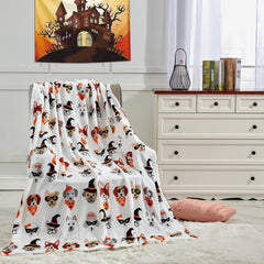 Ultra Soft Halloween Throw Blanket – 50" x 60" Cozy Micro Plush Blanket for Bed, Couch & Dorm – Lightweight, All-Season Comfort, Machine Washable