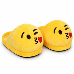 Plush Emoji Slippers, Soft Novelty House Slippers for Cozy Days