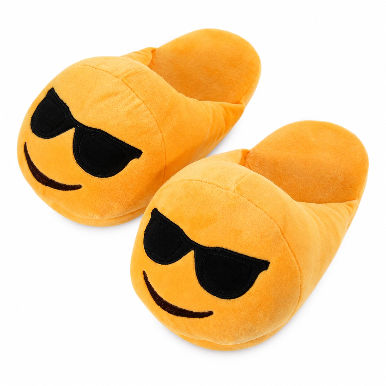 Plush Emoji Slippers, Soft Novelty House Slippers for Cozy Days
