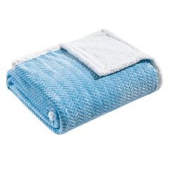 Jacquard Micro Plush Braided Blanket – Ultra Soft Oversized All-Season Blanket for Bed, Couch & Dorm – Lightweight, Cozy & Machine Washable – Queen & King Sizes
