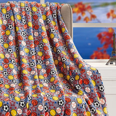 Novelty Fun Expressive Micro Plush Throw Blanket – Ultra Soft 50" x 60" Cozy Blanket for Couch, Bed & Dorm – Lightweight, Warm, Machine Washable, Aesthetic Room Essential