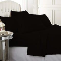Egyptian Softness Ultra Soft Cooling 2200 Series Double-Brushed Deep Pocket Microfiber 6 Piece  Bed Sheets Set