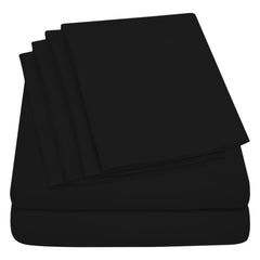 Egyptian Softness Ultra Soft Cooling 2200 Series Double-Brushed Deep Pocket Microfiber 6 Piece  Bed Sheets Set