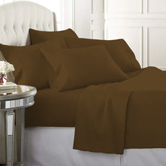 Egyptian Softness Ultra Soft Cooling 2200 Series Double-Brushed Deep Pocket Microfiber 6 Piece  Bed Sheets Set