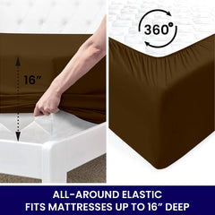 Egyptian Softness Ultra Soft Cooling 2200 Series Double-Brushed Deep Pocket Microfiber 6 Piece  Bed Sheets Set
