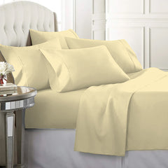 Egyptian Softness Ultra Soft Cooling 2200 Series Double-Brushed Deep Pocket Microfiber 6 Piece  Bed Sheets Set
