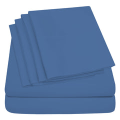 Egyptian Softness Ultra Soft Cooling 2200 Series Double-Brushed Deep Pocket Microfiber 6 Piece  Bed Sheets Set