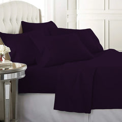 Egyptian Softness Ultra Soft Cooling 2200 Series Double-Brushed Deep Pocket Microfiber 6 Piece  Bed Sheets Set