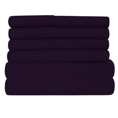 Egyptian Softness Ultra Soft Cooling 2200 Series Double-Brushed Deep Pocket Microfiber 6 Piece  Bed Sheets Set