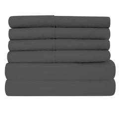 Egyptian Softness Ultra Soft Cooling 2200 Series Double-Brushed Deep Pocket Microfiber 6 Piece  Bed Sheets Set