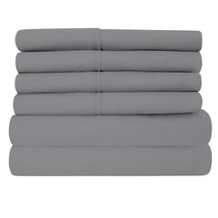 Egyptian Softness Ultra Soft Cooling 2200 Series Double-Brushed Deep Pocket Microfiber 6 Piece  Bed Sheets Set